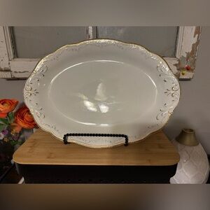 Antique oval China Platter Made In England
